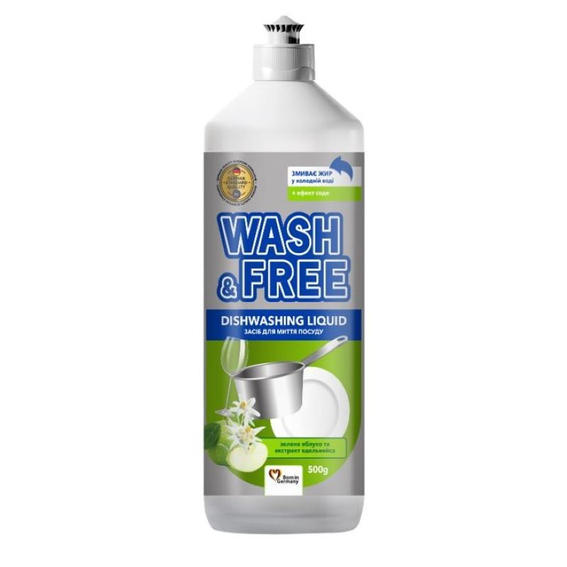 Trauku mazg.šķidr. ar zaļo ābolu WASHFREE